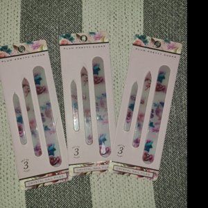 Plum Pretty Sugar 3-Piece Glass Nail Files Set